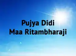 Pujya Didi Maa Ritambharaji