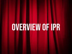 Overview Of IPR