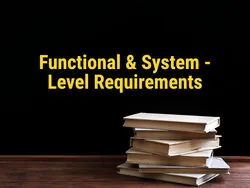 Functional & System - Level Requirements