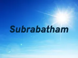Suprabatham